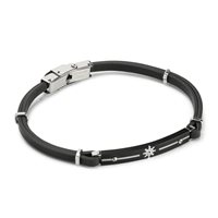 Bracelet Boccadamo Man Man in Faux leather ABR770